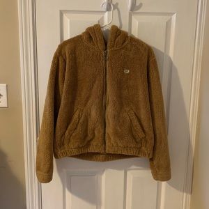 Abercrombie sherpa zip up size M.